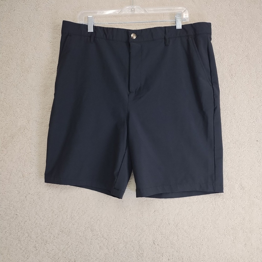 Golf America Shorts Mens 40 Navy Golf Performance Stretch Flat Front Pockets